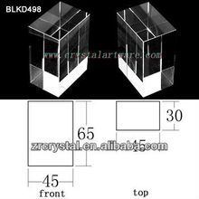 K9 Leer Crystal für 3D Lasergravur BLKD498